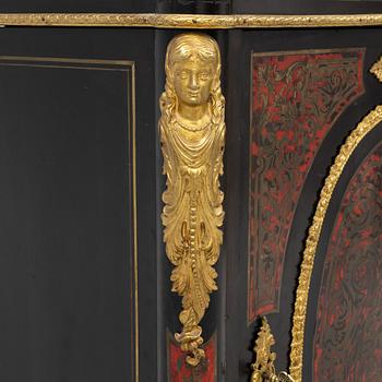 Cabinet, Boulle style, late 19th century.