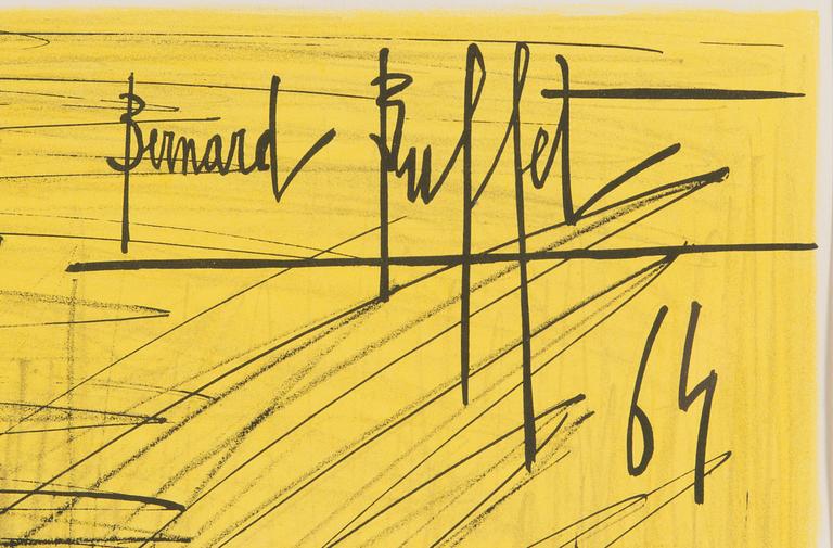 BERNARD BUFFET, serigraphy, signed and dated -64.