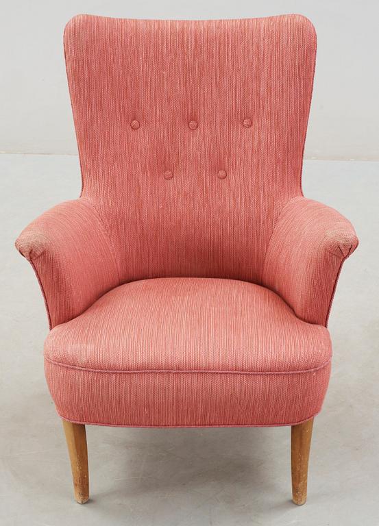 FÅTÖLJ, "Stora Furulid", Carl Malmsten.