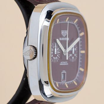 Heuer, Silverstone, "Burgundy", ca 1974.