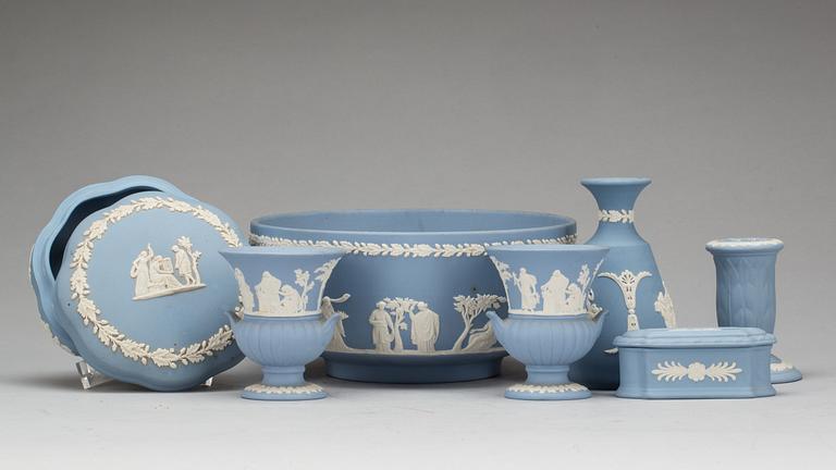 PARTI, 7 delar. Wedgwood, England. 1900-tal.