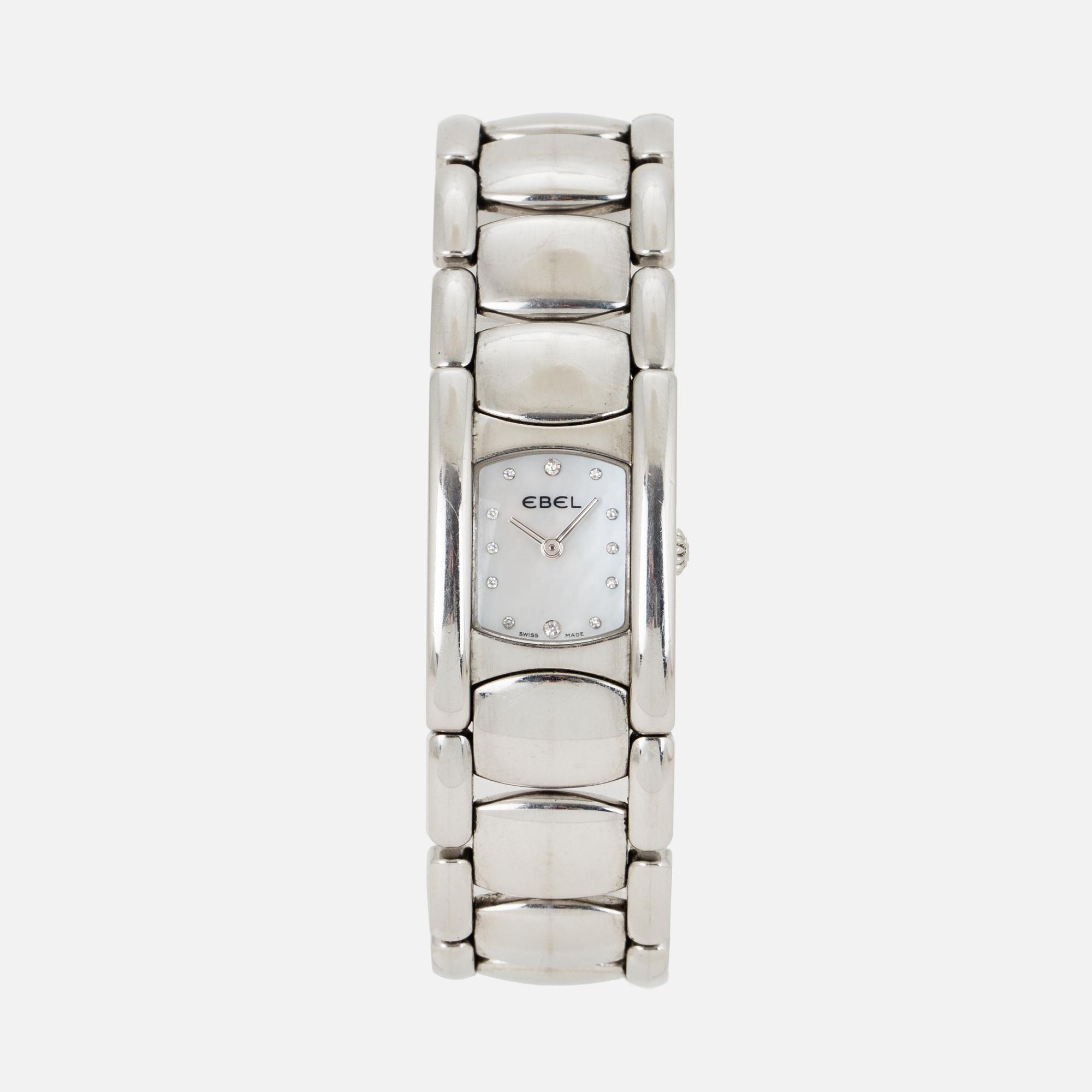 EBEL, Beluga Manchette Lady, wristwatch, 19 mm.