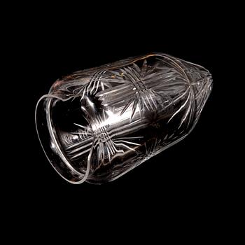 Ferdinand Barbedienne, A signed and gilded bronze chandelier from second half of the 19th century. Height 115 cm.