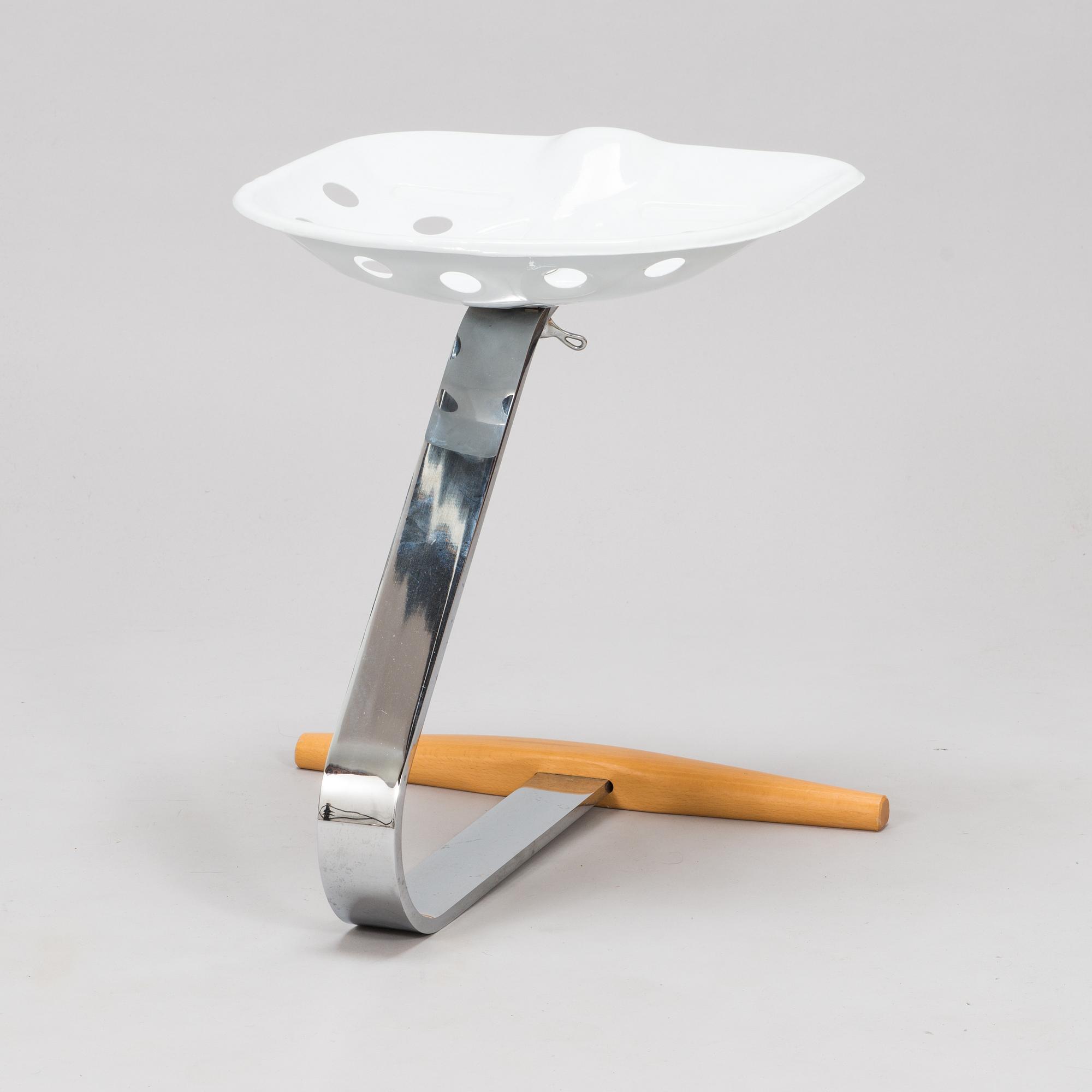 Achille & Pier Giacomo Castiglioni, a 21st century 'Mezzarado' stool for Zanotta.