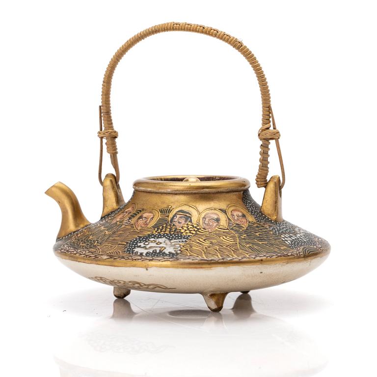 Tekanna, satsuma, Japan, Meiji (1868-1912).