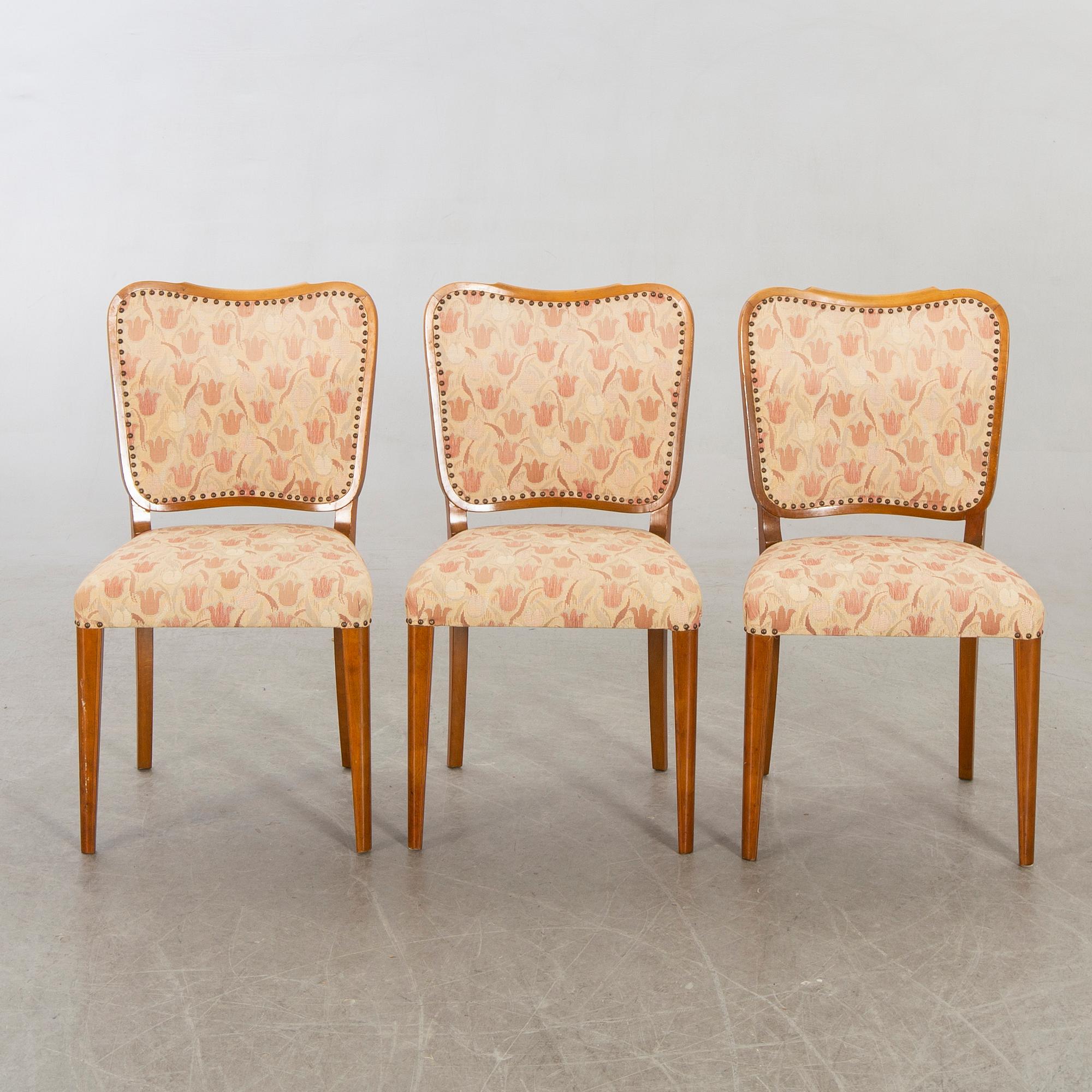 A 1950/60's dining table and chairs.