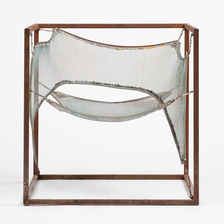 Sigurdur Gustafsson, a "Wind" easy chair/sculpture, ed. HC 4/5, Källemo, Värnamo, post 2003.