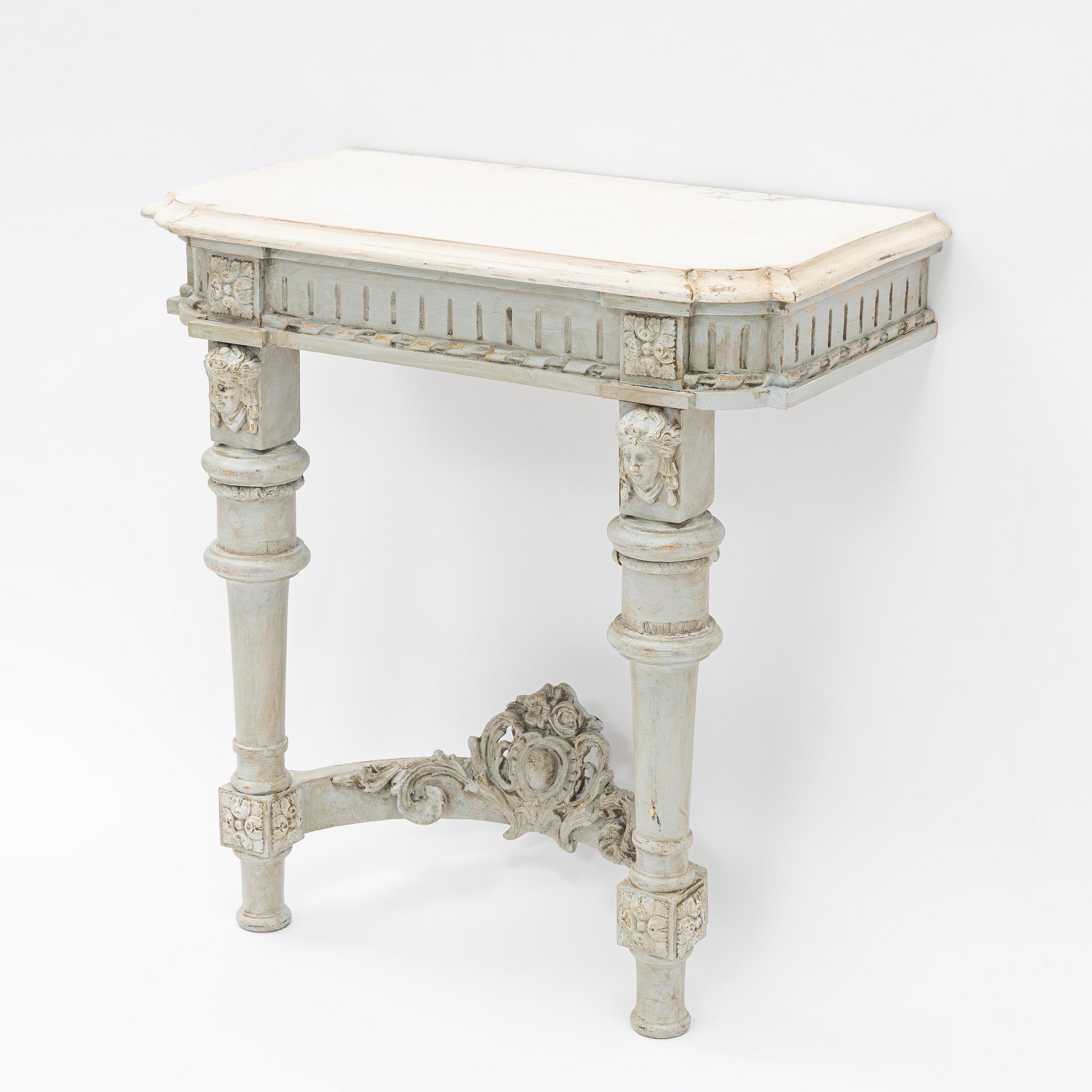 A console table, late 19th century.
