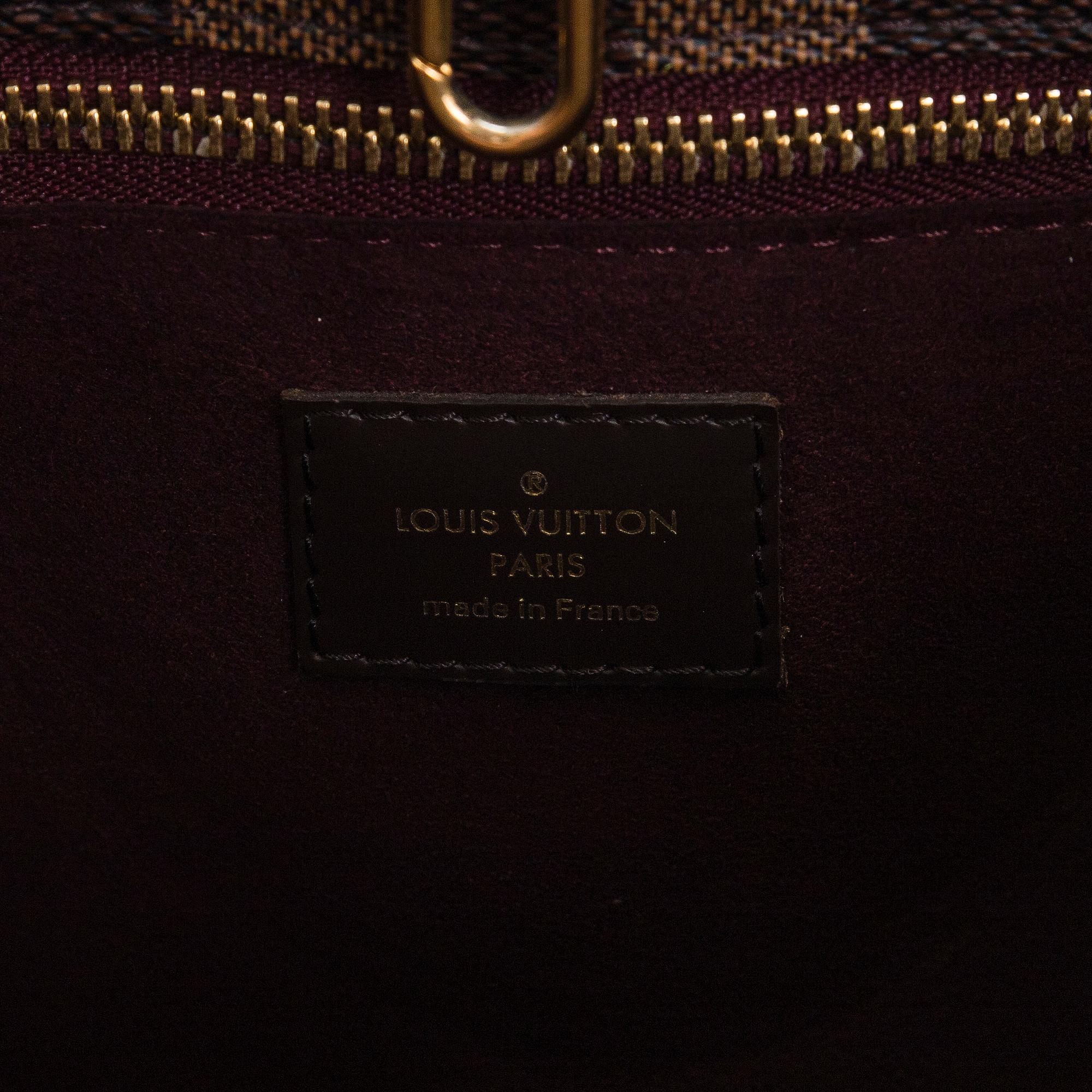 Louis Vuitton, a Damier Ebene "Brompton" bag.
