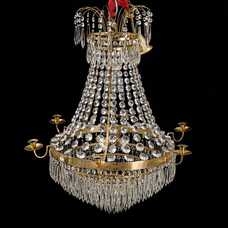 Ljuskrona, gustaviansk stil, 1900-tal.