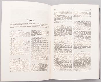 THREE BOOKS, Släktbok I:1, Släktbok II:1, Släktbok I, Helsinki 1912-16, 1918, 1941.