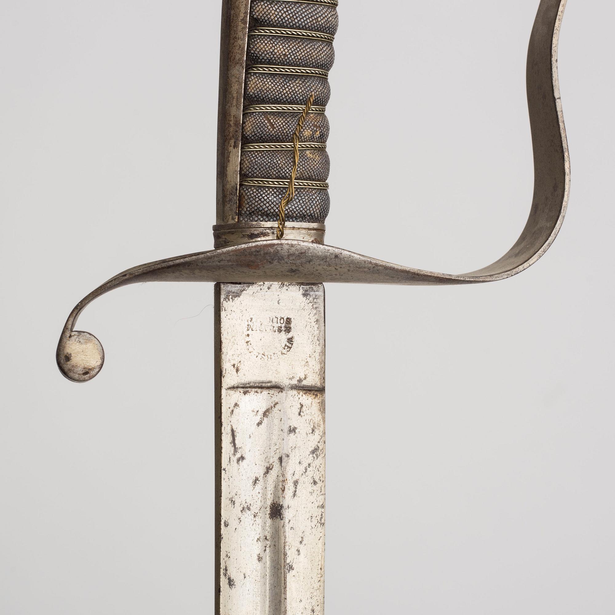 A GERMAN 19TH CENTURY SABRE, Weyersberg, Solingen.
