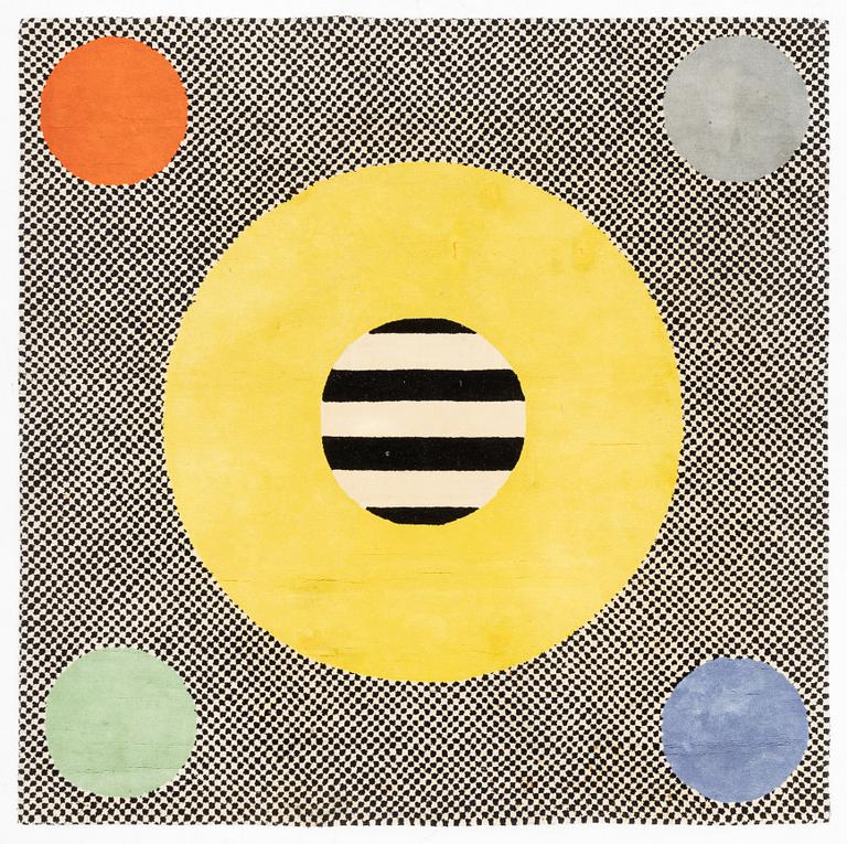 Pia Wallén, matta, tuftad, ca 248 x 250 cm.