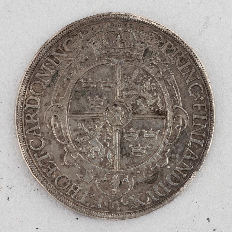 Gustav II Adolf, 1 thaler, type II, Augsburg 1632.
