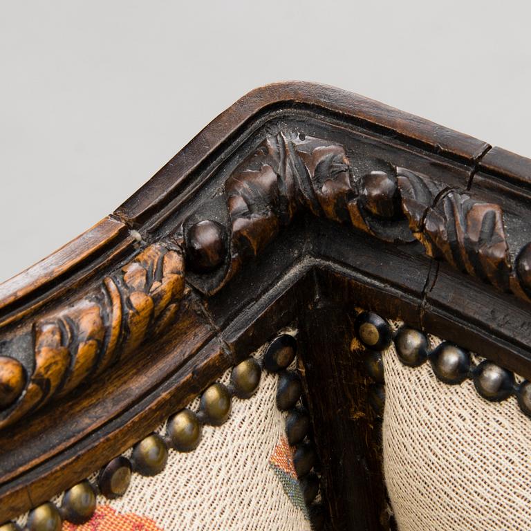 A French 18th Century Wingback Chair.