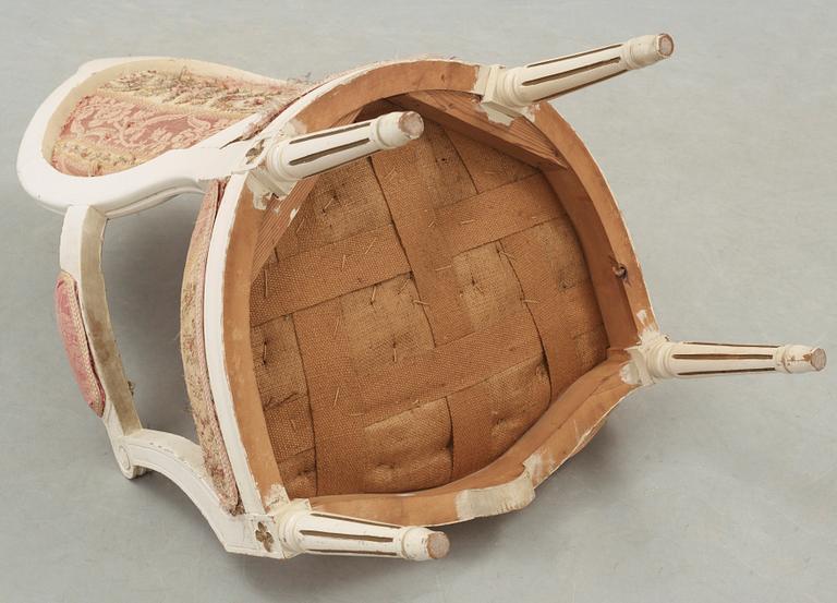 KARMSTOL, gustaviansk stil, 1900-tal.