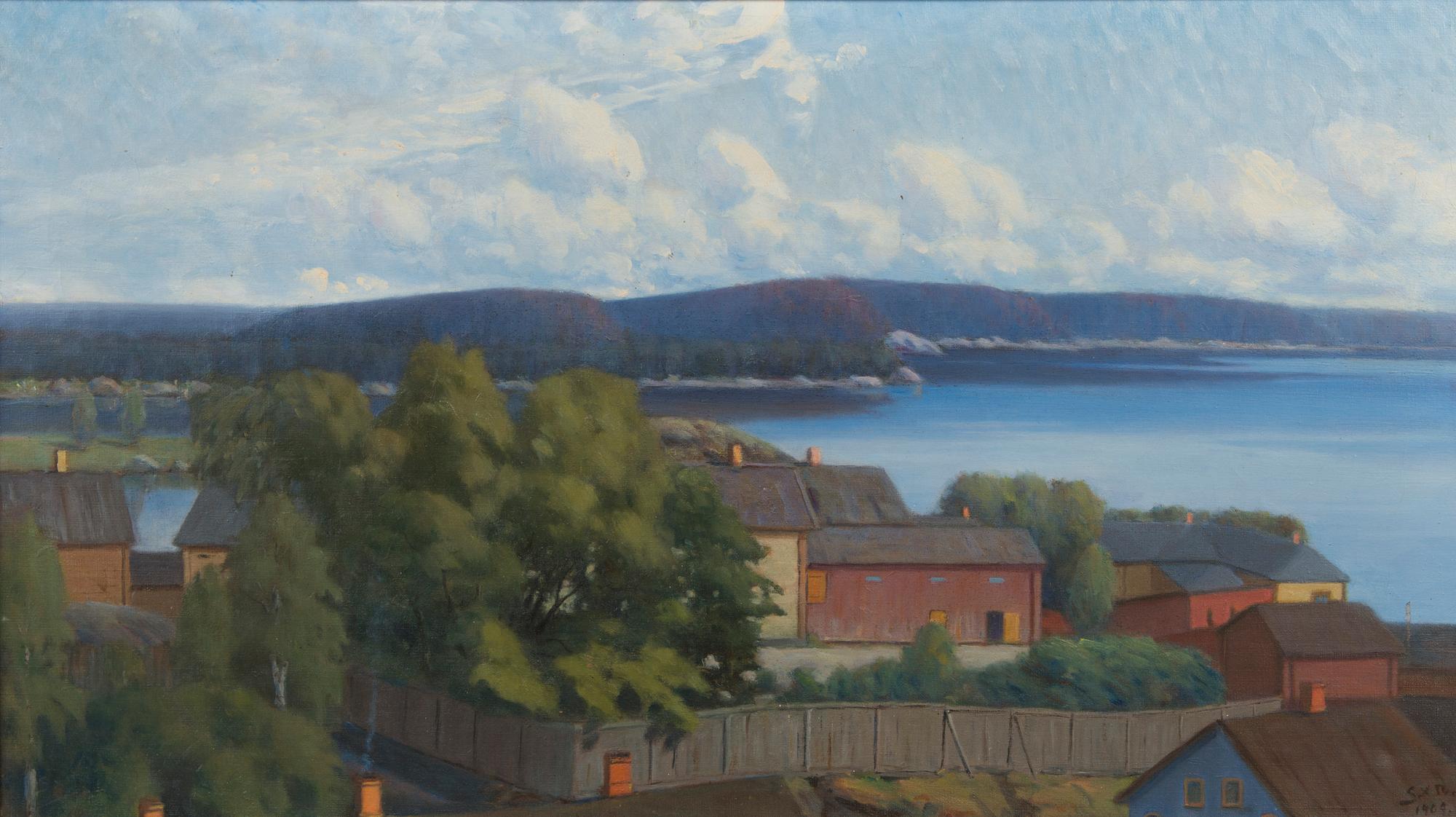 Oskar Saxelin, Kuortaneelta.