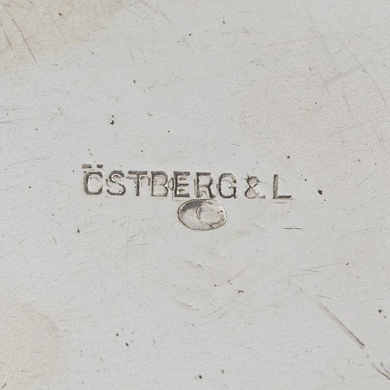 Skål, silver, Stockholm, 1829.
