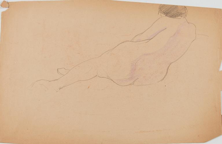 Santeri Salokivi, Studies of  Women Nudes, 5 pcs.