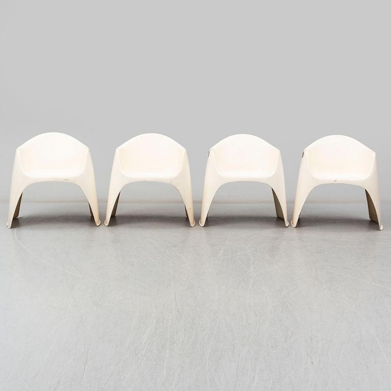 STOLAR, fyra stycken. 1970-tal.