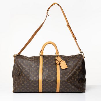 Louis Vuitton, weekend bag, "Keepall 60 Bandoulière".