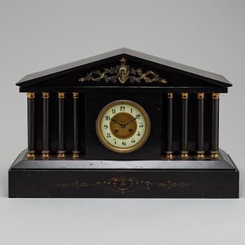 An end of the 19th century stone mantle clock.