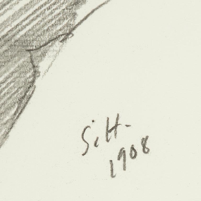 Sven Hedin, Stående kvinna.