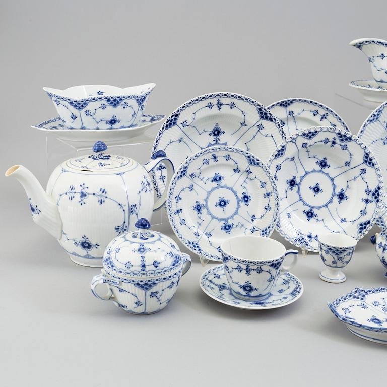 A 144 piece porcelain service 'Musselmalet', Royal Copenhagen, Denmark.