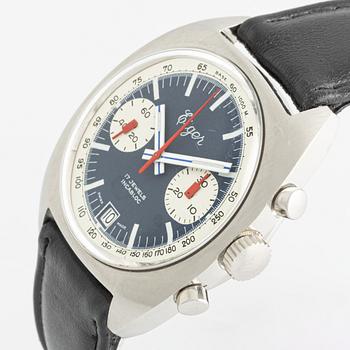 Eiger, chronograph, wristwatch, 37,5 mm.