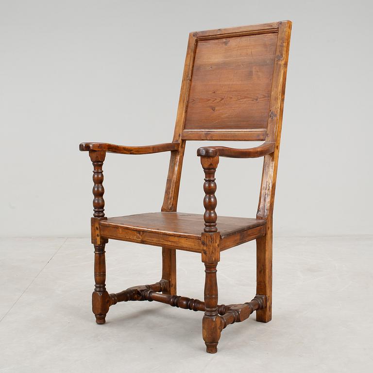 KARMSTOL, barock, 1700-tal.