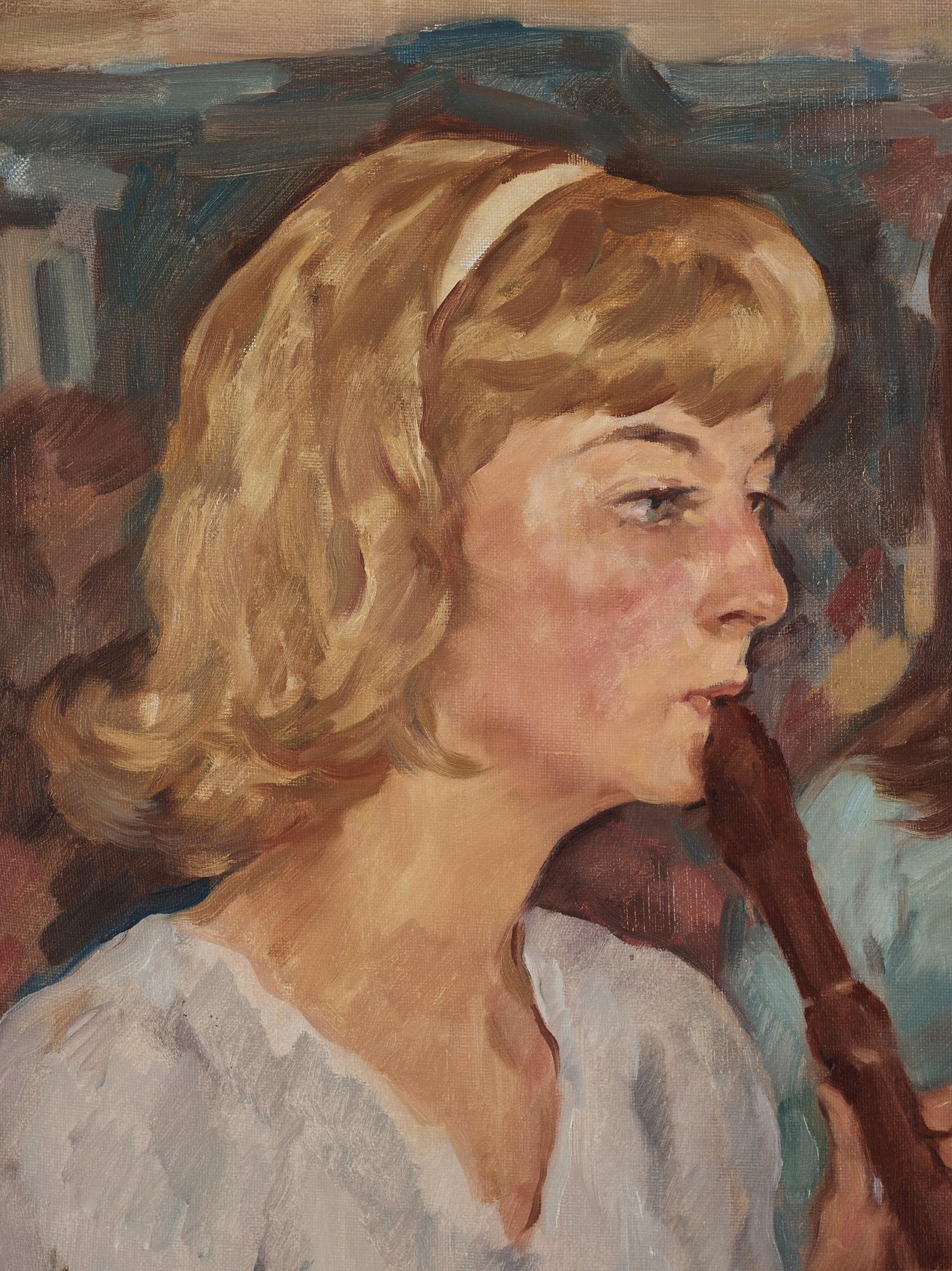Lotte Laserstein, Girls making music.