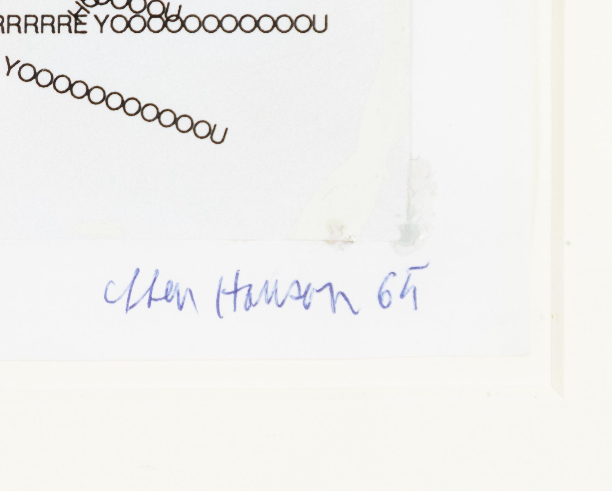 Sten Hanson, "How are you?".
