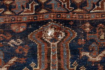 Rug, antique Shiraz, approx. 290 x 212 cm.