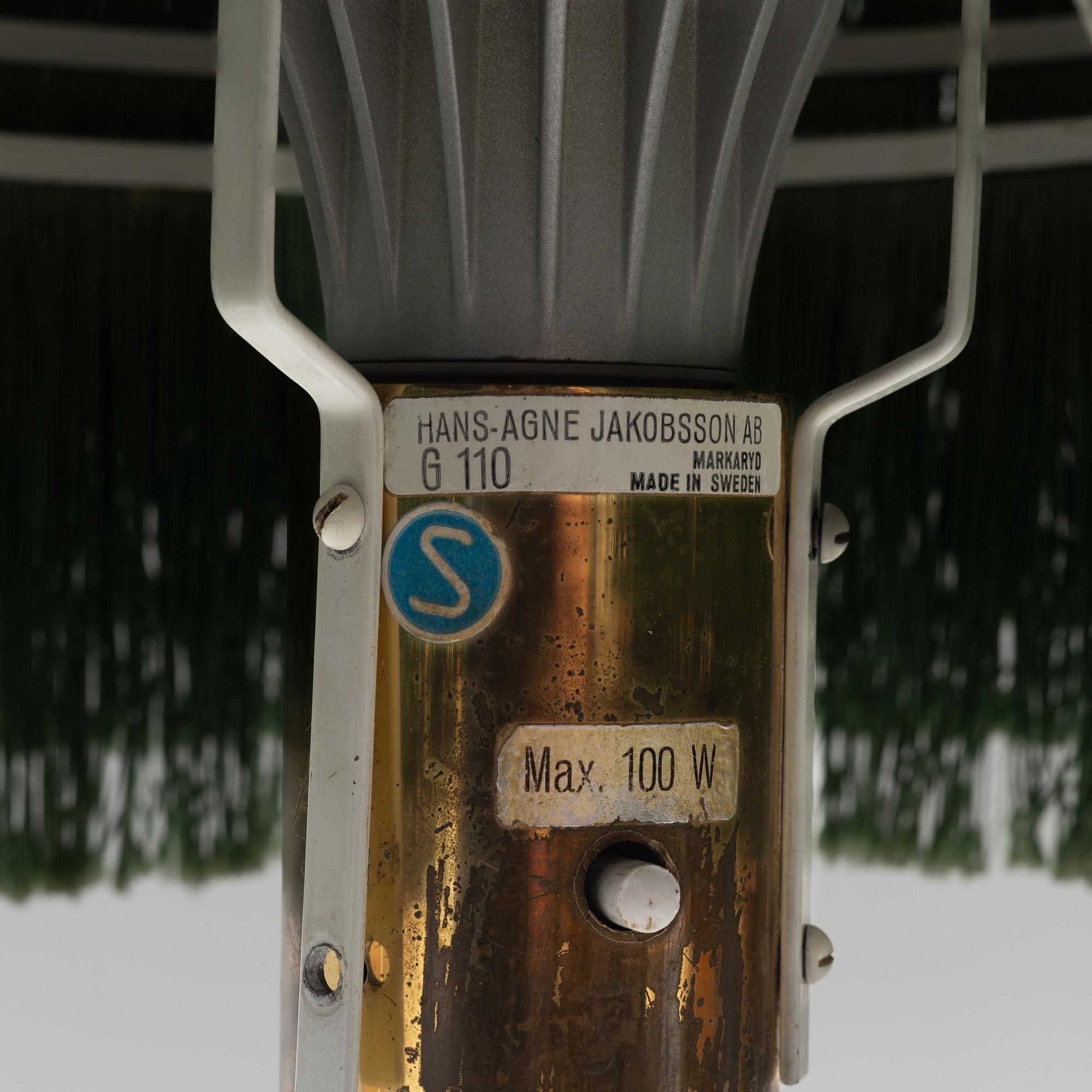 Hans-Agne Jakobsson, a 'G 110' floor lamp, Hans-Agne Jakobsson AB, Markaryd, Sweden, 1960-70s.