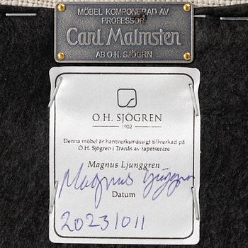 Carl Malmsten, Sofa, "Runda Samsas", O.H. Sjögren, Tranås.