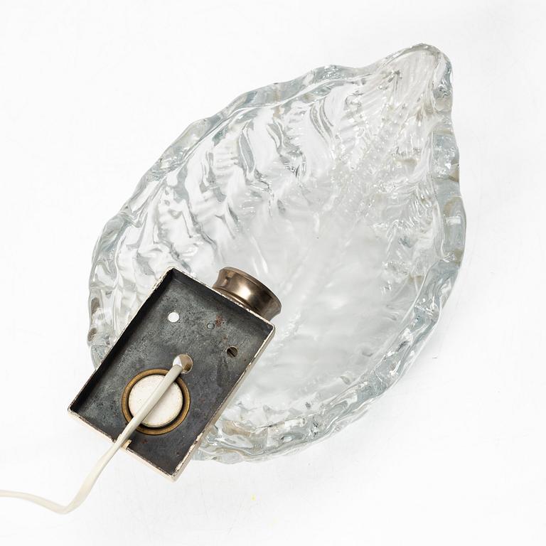 Fritz Kurz, Wall lamp, KD 924, Orrefors, 1950s/60s.