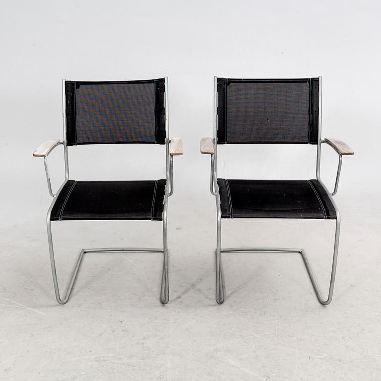 Staffan Hultgren, bord samt stolar 4 st, "Spring" Berga Form.