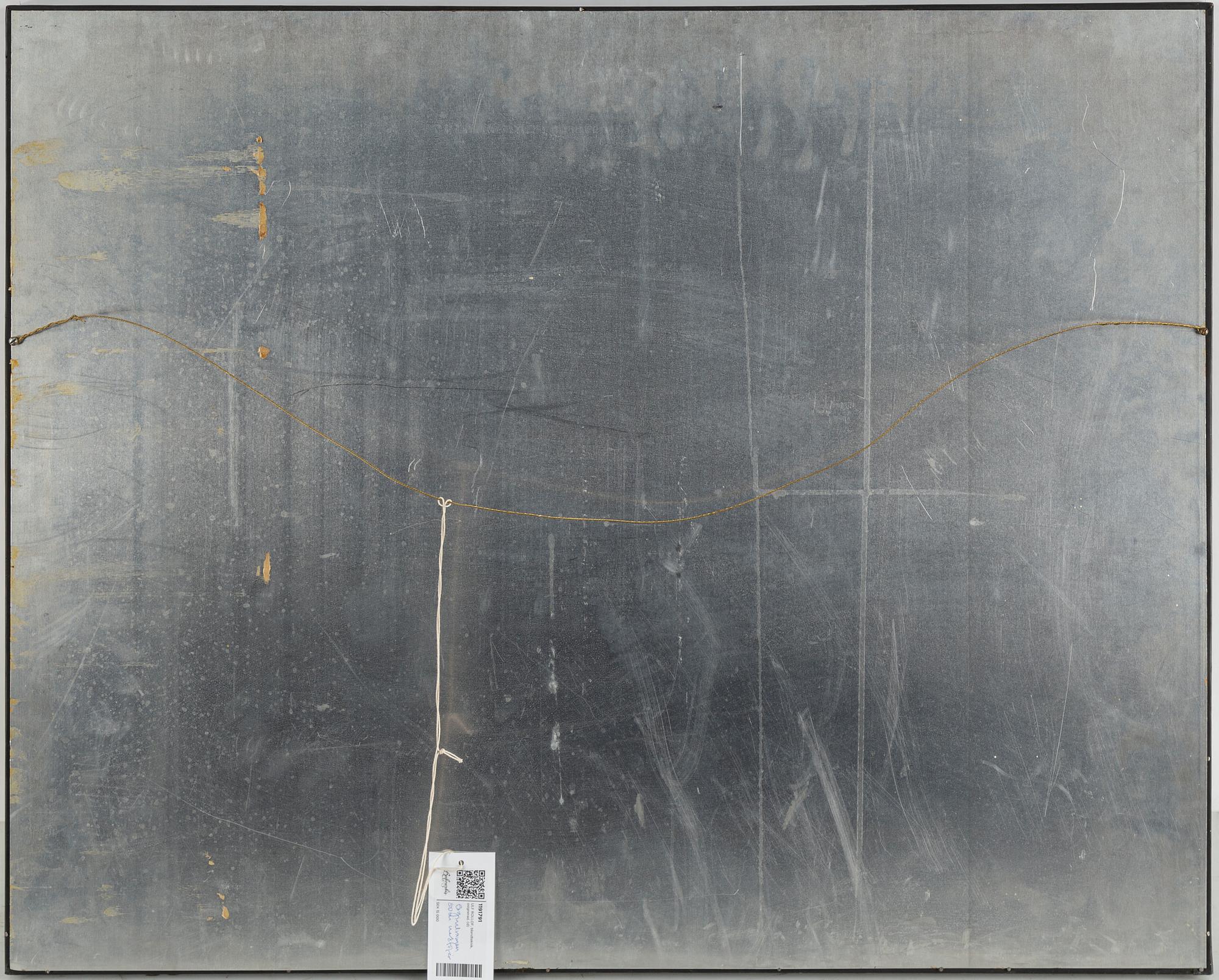 ULF ROLLOF, egg tem,pera, collage and mixed media on paper. Executed 1984.