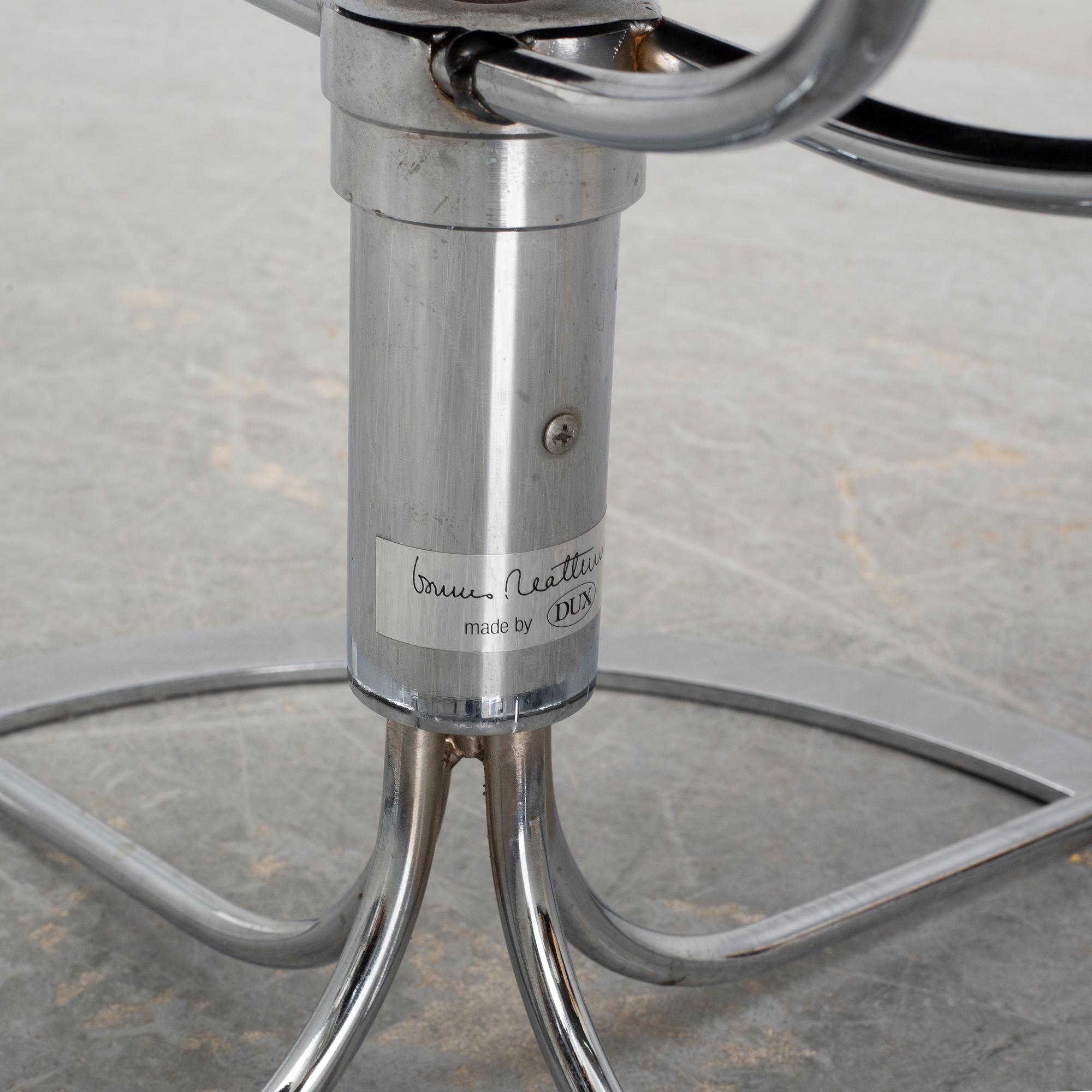 A 'Jetson' swivel lounge chair by Bruno Mathsson for Dux, designed 1969.