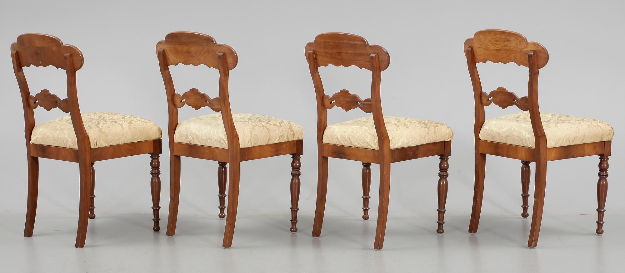 STOLAR, 8 st senempire, omkr 1800-talets mitt.