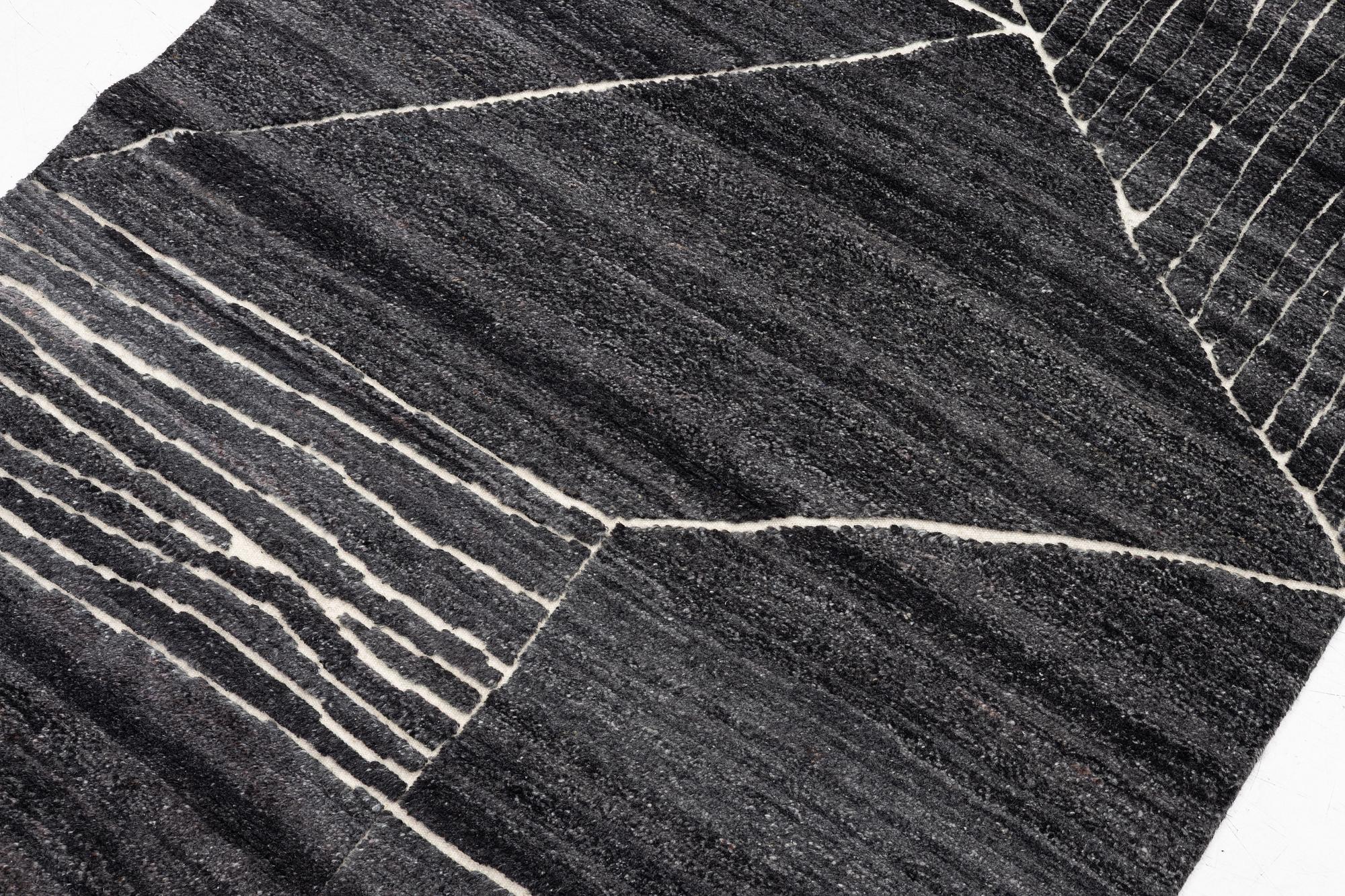 Rug, India, "Fields, Landscape". approx. 205 x 143 cm.