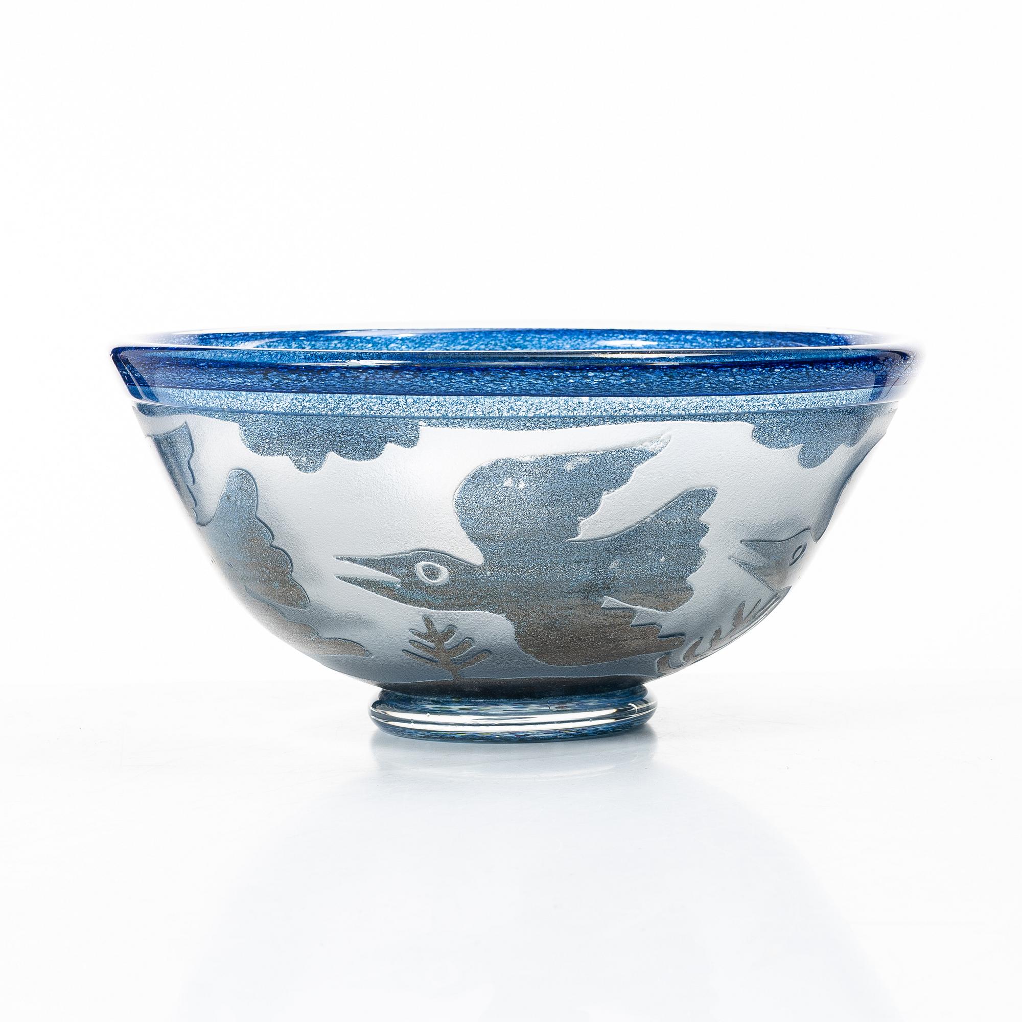 Bertil Vallien, a bowl, Boda Ateljé.