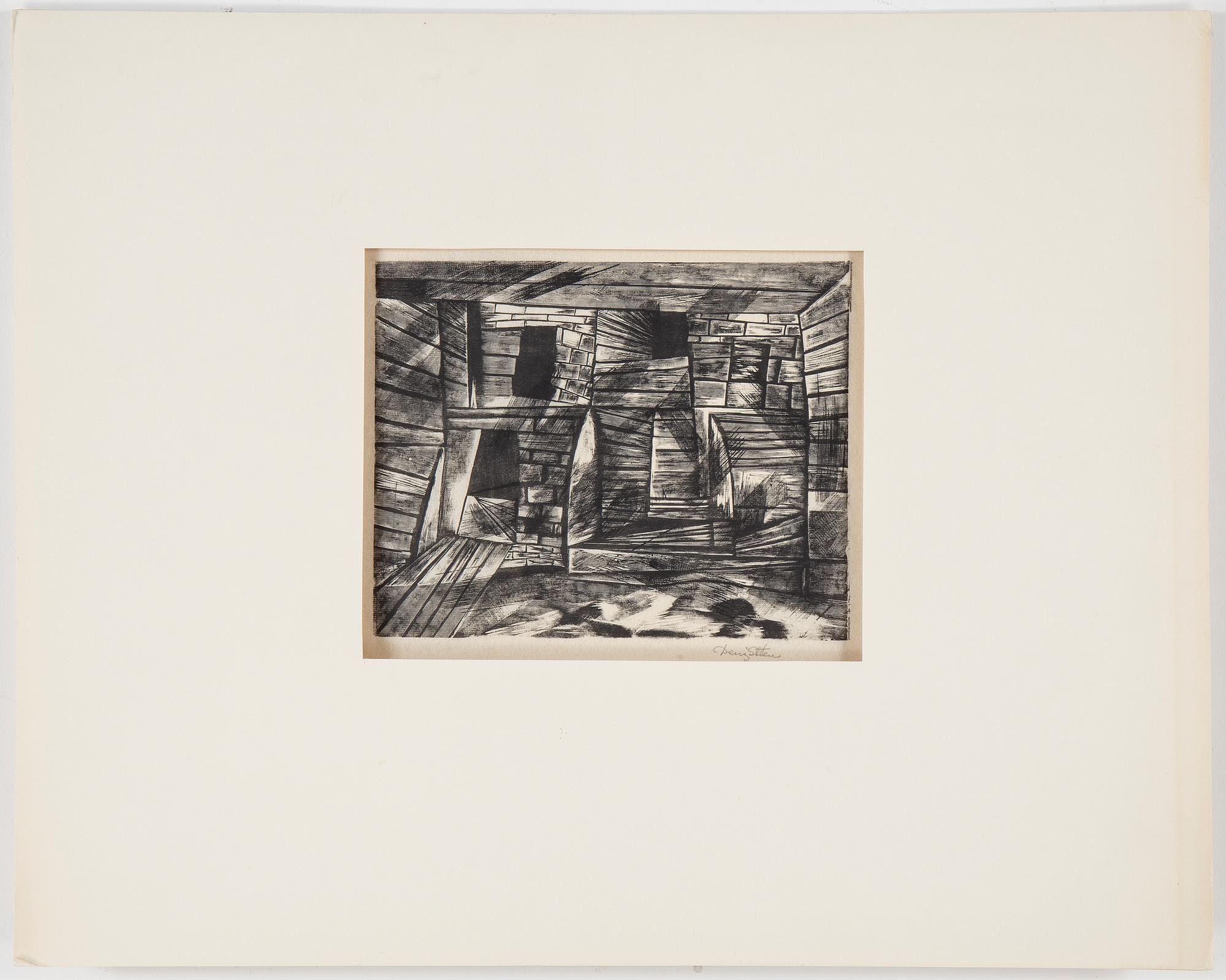 PARTI GRAFIK, ca 100 verk, bl.a från Föreningen för Grafisk Konst, Björn Brusewitz och Louis Bastin.