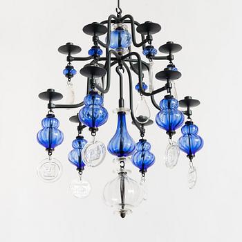 Erik Höglund, a chandelier, Boda Smide.