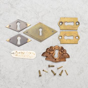 A book cabinet, around 1900.