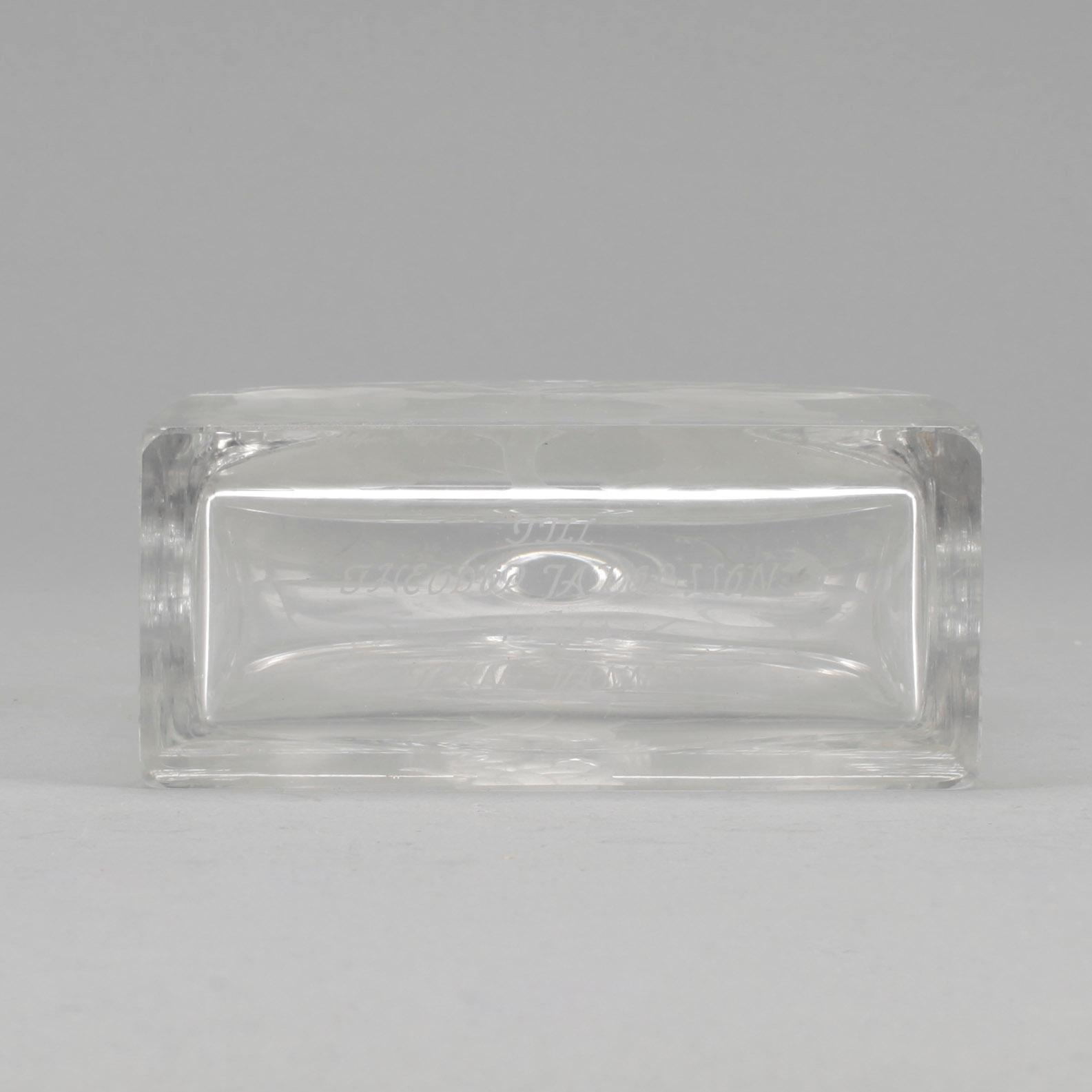 KARAFF, glas, "Susanna och gubbarna", Edward Hald, Orrefors.