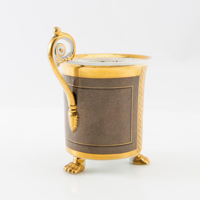 Cup with saucer Empire mid-19th century.