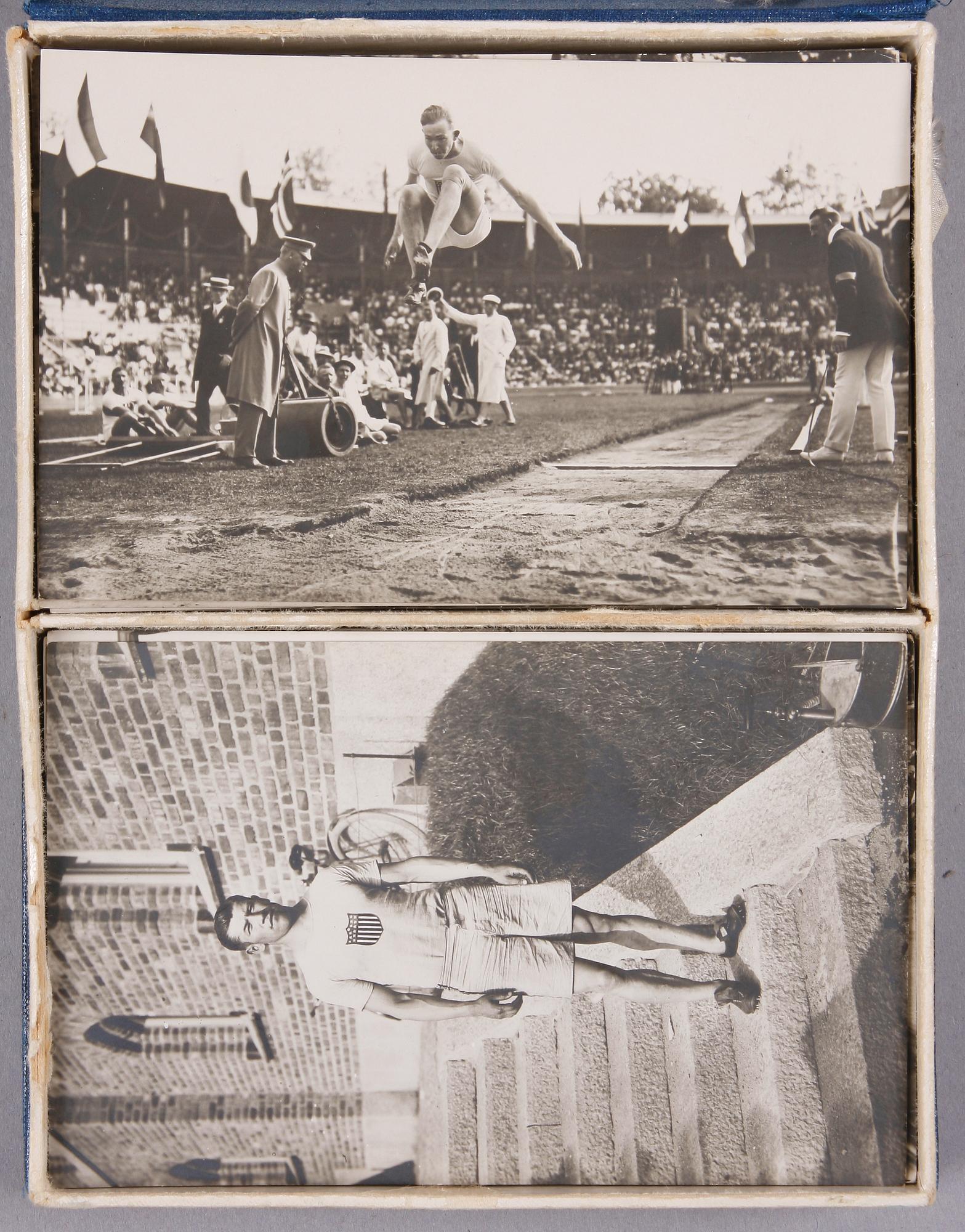 ETUI MED VYKORT, Olympiaden Stockholm 1912.