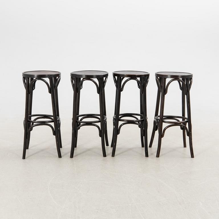 Barstolar, 4 st, 1900-talets första hälft.