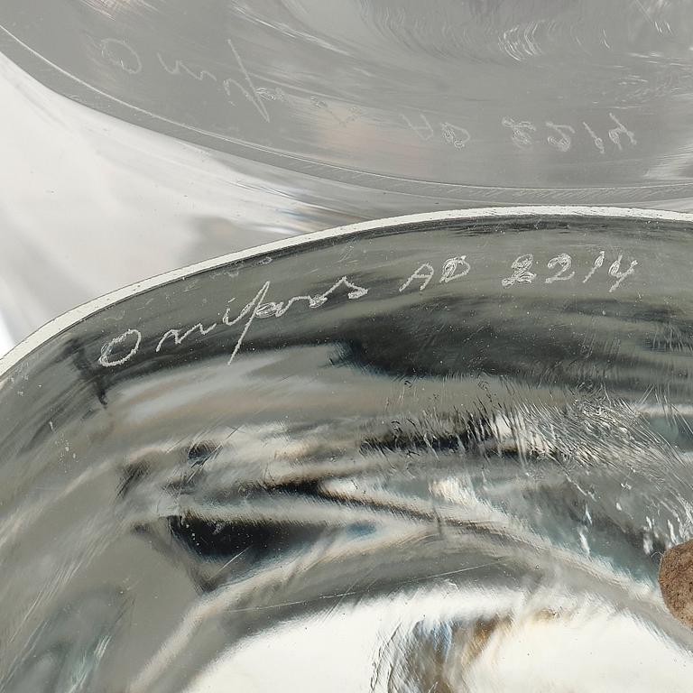 Olle Alberius, a pair of table lamps model "2214/271", Orrefors, 1960-70s.